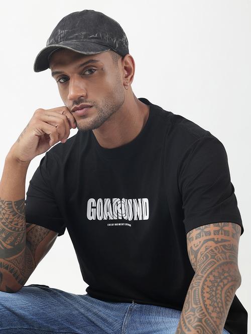 men chest print short sleeve regular fit t-shirt - 22321748 - Very Small Image - 1