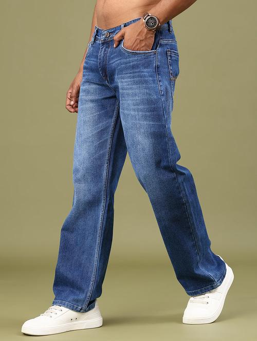 men washed mid rise full length jeans - 22328056 - Very Small Image - 1