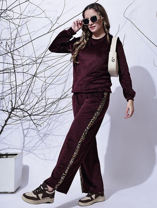 women printed long sleeve winter co-ord set - 22330533 - Very Small Image - 1