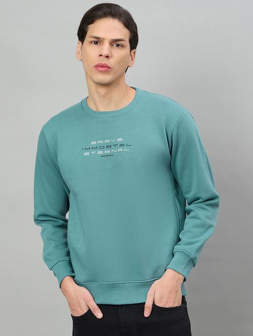 men typographic long sleeve regular fit sweatshirt - 22332401 - Very Small Image - 1