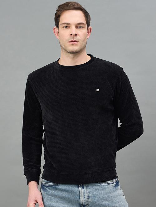 men solid long sleeve regular fit sweatshirt - 22332420 - Very Small Image - 1