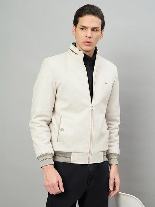 Men Solid Long Sleeve Bomber Jacket - 22336189 - Very Small Image - 1