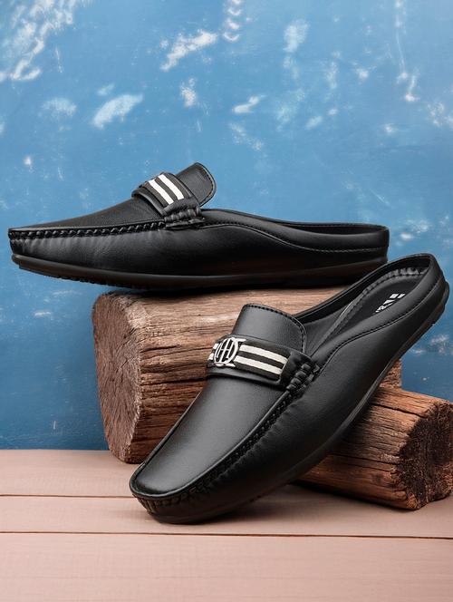 men solid slip on horsebit loafer - 22337721 - Very Small Image - 1
