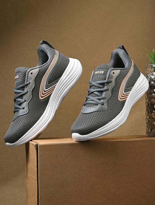 women solid lace up sport shoes - 22340197 - Very Small Image - 1