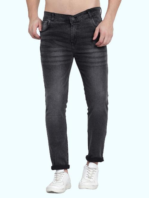 men washed mid rise full length jeans - 22343184 - Very Small Image - 1