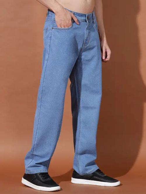 men solid mid rise relaxed fit jeans  - 22348933 - Very Small Image - 1