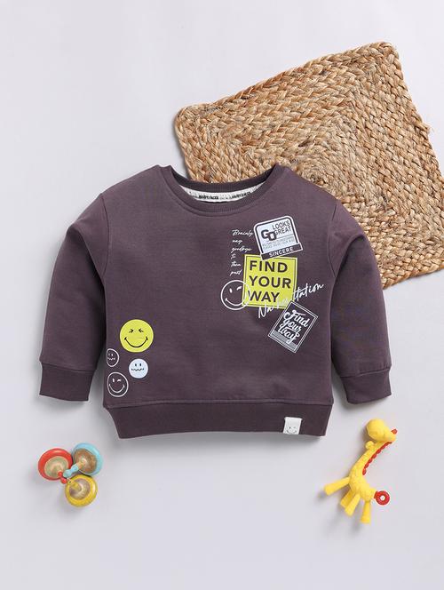 boys printed long sleeve sweatshirt - 22354411 - Very Small Image - 1