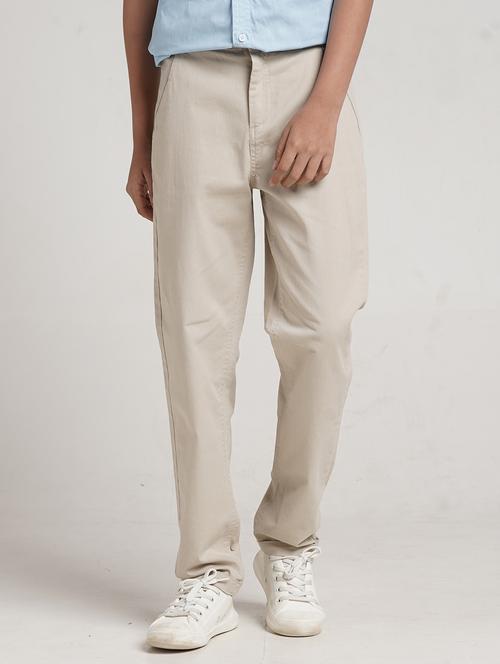 boys solid mid rise straight chino - 22356429 - Very Small Image - 1