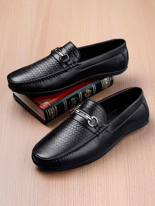 men textured slip on horsebit loafer - 22356537 - Very Small Image - 1