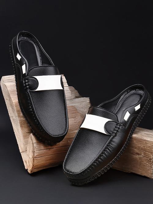 men solid slip on loafer - 22356546 - Very Small Image - 1