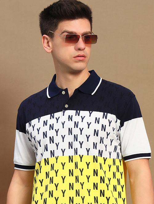 men printed short sleeve regular fit polo t-shirt - 22358457 - Very Small Image - 1