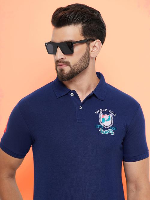 men solid short sleeve regular fit polo t-shirt - 22358490 - Very Small Image - 1