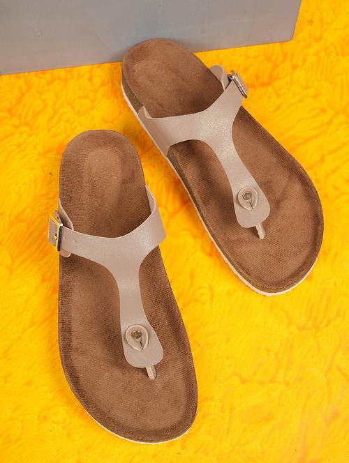 women solid slip on flat sandals - 22358823 - Very Small Image - 1