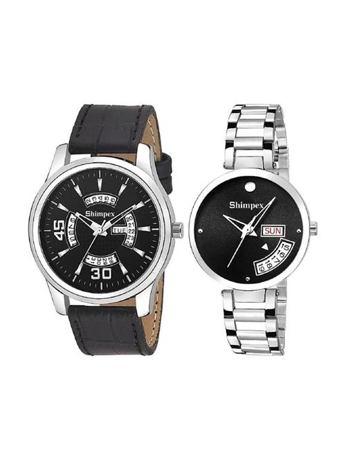 classic edge analog watch for couple - 22372142 - Very Small Image - 1