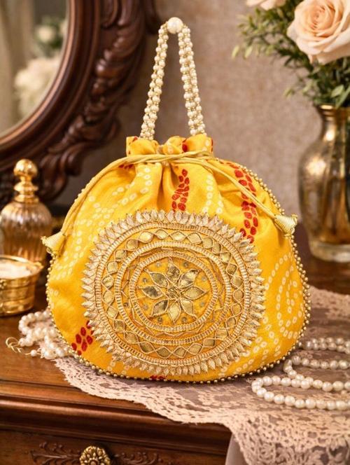 women embellsihed potli bag - 22373606 - Very Small Image - 1