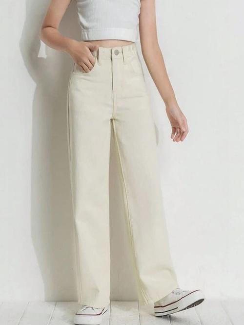 cream denim jeans - 22376346 - Very Small Image - 1