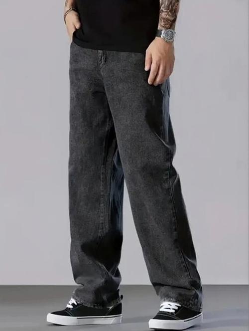 men solid mid rise straight jeans - 22376371 - Very Small Image - 1