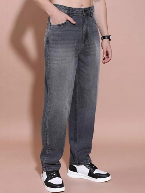 men solid mid rise straight jeans - 22376409 - Very Small Image - 1