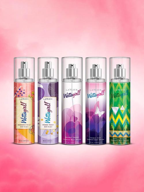 women wottagirl longlasting fragrance pack of 5 - 22379351 - Very Small Image - 1