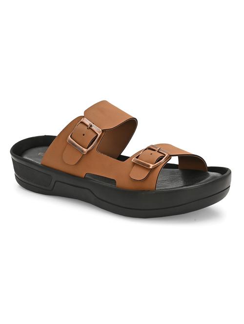 men solid slip on sandal - 22379899 - Very Small Image - 1