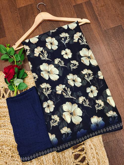 women printed casual wear saree with blouse - 22384465 - Very Small Image - 1