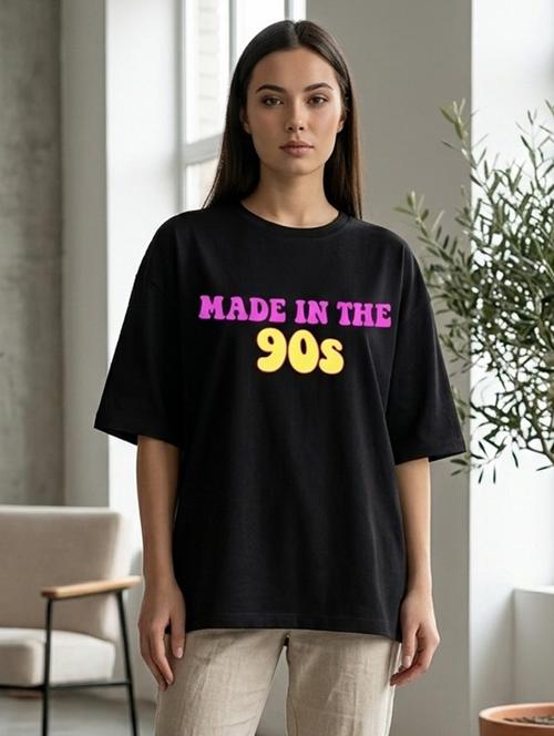 Women Printed Short Sleeve Oversized T-shirt - 22387120 - Very Small Image - 1