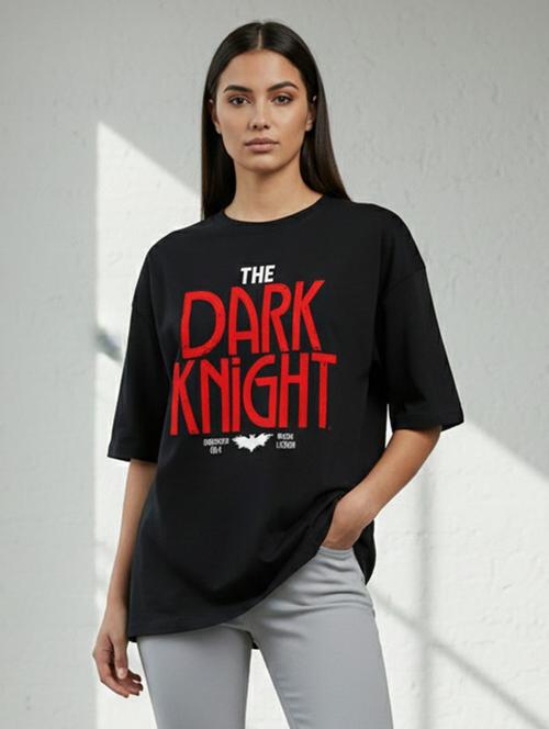 Women Printed Short Sleeve Oversized T-shirt - 22387131 - Very Small Image - 1
