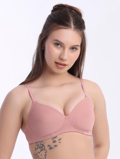 women solid lightly padded t-shirt bra - 22387301 - Very Small Image - 1