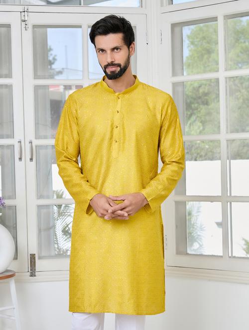men mandarin neck long sleeve short kurta - 22392498 - Very Small Image - 1