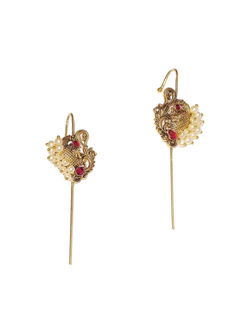 kalamkari kan karnaful ear cuff - 22397771 - Very Small Image - 1