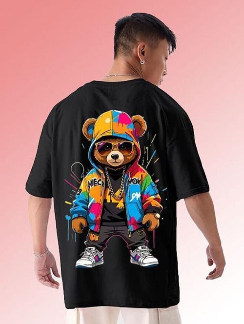 Men Graphic Short Sleeve Oversized T-shirt - 22399399 - Very Small Image - 1