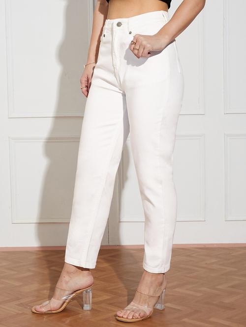 women solid high rise slim jeans - 22402872 - Very Small Image - 1