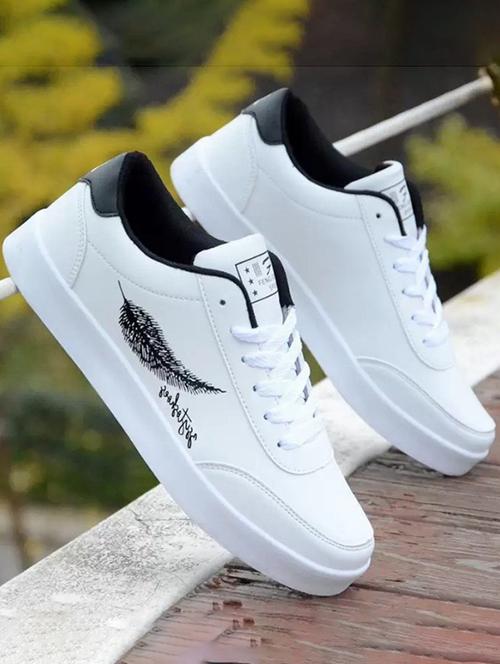 men solid lace up casual shoe - 22404384 - Very Small Image - 1