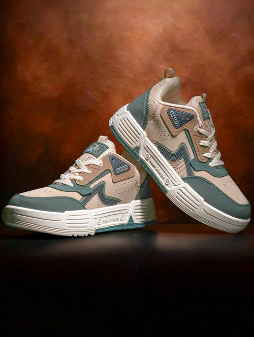 men color block lace up sneaker - 22406522 - Very Small Image - 1