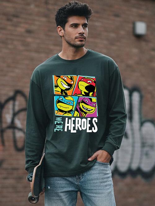 men printed long sleeve regular fit t-shirt - 22408789 - Very Small Image - 1