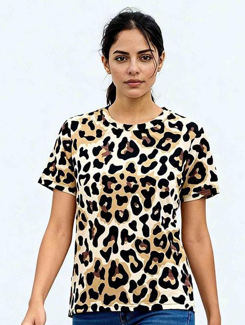 women animal print short sleeve t-shirt - 22408815 - Very Small Image - 1