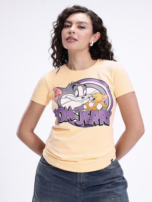 Women Printed Short Sleeve T-shirt - 22409132 - Very Small Image - 1