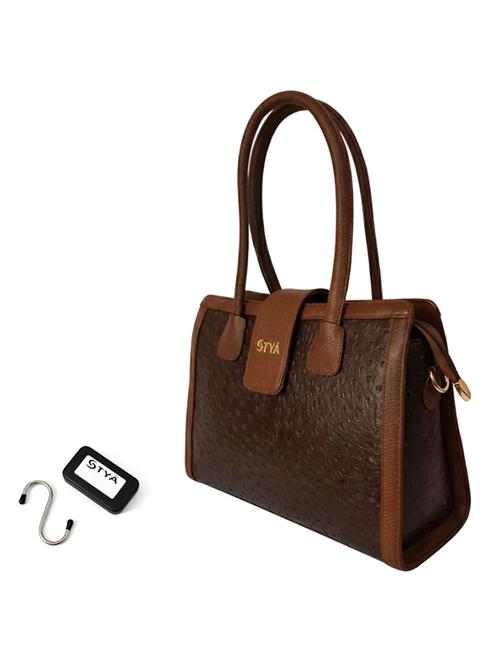 women textured leather handbag - 22423676 - Very Small Image - 1