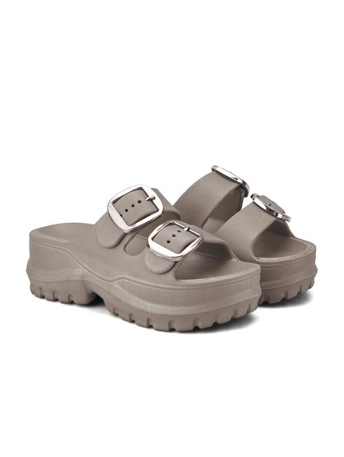 women grey slippers flip flop - 22425791 - Very Small Image - 1