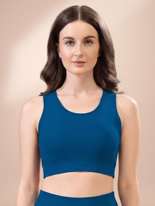 women solid full coverage sports bra - 22432621 - Very Small Image - 1