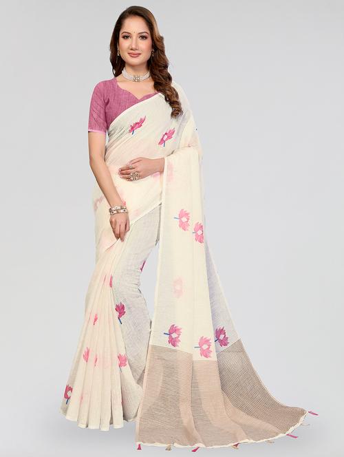 women printed casual wear saree with blouse - 22432879 - Very Small Image - 1