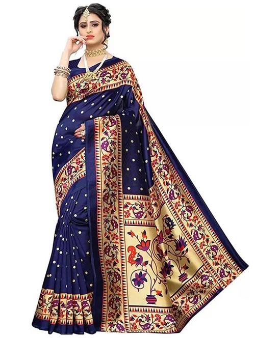women self design paithani saree with blouse - 22437705 - Very Small Image - 1