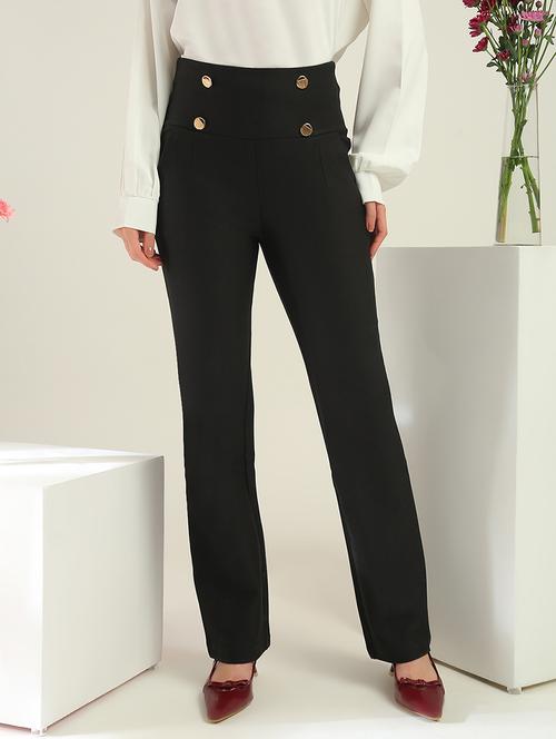 women black cotton jegging - 22438423 - Very Small Image - 1