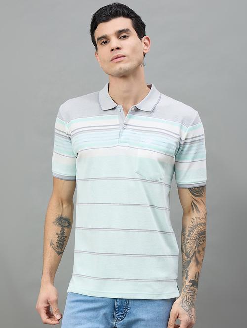men multi colored cotton blend plain t-shirt - 22447933 - Very Small Image - 1