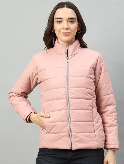 women solid long sleeve puffer jacket - 22448073 - Very Small Image - 1