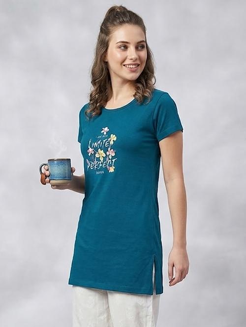women printed short sleeve loungewear t-shirt - 22451035 - Very Small Image - 1
