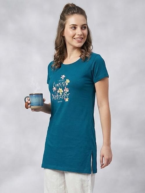 women printed short sleeve loungewear t-shirt - 22451233 - Very Small Image - 1