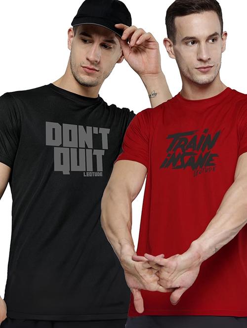 men pack of 2 printed short sleeve t-shirt  - 22454986 - Very Small Image - 1