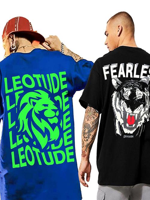 men pack of 2 printed short sleeve t-shirt  - 22455038 - Very Small Image - 1