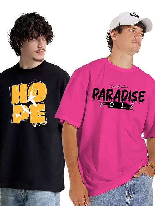 men pack of 2 printed short sleeve t-shirt  - 22455047 - Very Small Image - 1